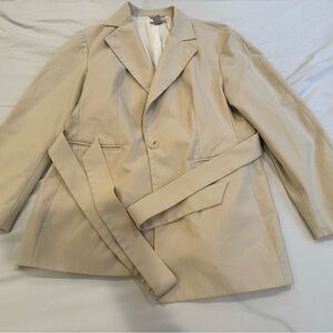 H&M Beige Blazer light weight with Belt